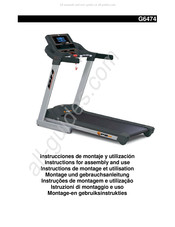 BH FITNESS G6474 Instrucciones De Montaje Y Utilización