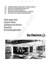 De Dietrich DHT1196X Montaje Y Modo De Empleo