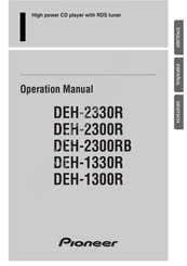 Pioneer DEH-2330R Manual De Instrucciones