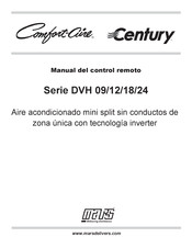 COMFORT-AIRE DVH12 Serie Manual