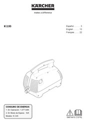 Kärcher K 2.93 Manual Del Usuario