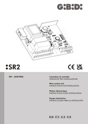 GiBiDi SR2 Instrucciones De Instalación