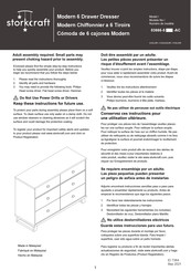 Storkcraft 03666-5-AC Serie Instrucciones De Montaje