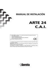 Beretta ARTE 24 C.A.I. Manual De Instalación