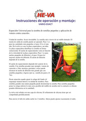 HE-VA VARIO-EXACT Instrucciones De Operacion Y Montaje