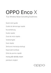 Oppo Enco X Guia De Inicio Rapido