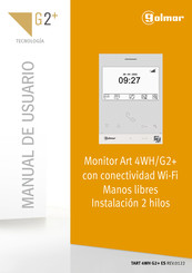 golmar MONITOR ART 4WH/G2+ Manual De Instrucciones