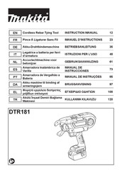 Makita DTR181 Manual De Instrucciones