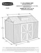 Rubbermaid 2U84 Instrucciones De Armado