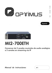 Optimus MI2-700ETH Manual De Instrucciones