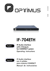 Optimus COMPACT IF-704ETH Manual De Instrucciones