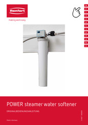 Renfert POWER steamer water softener Manual De Instrucciones