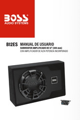 Boss Audio Systems B12ES Manual De Usuario