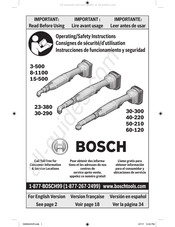 Bosch 3-500 Instrucciones De Funcionamiento Y Seguridad