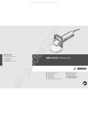 Bosch GBR 14 CA Professional Manual Original