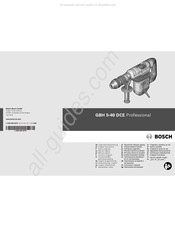 Bosch GBH 5-40 DCE Professional Manual Original