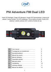 PNI Adventure F80 Dual LED Manual De Usuario