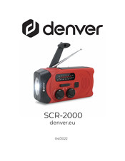 Denver SCR-2000 Manual De Instrucciones