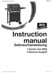 ARO SRGG31403A Manual De Instrucciones