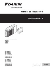 Daikin Althema EBLA08E2V3 Manual De Instalación
