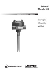 Ametek Magnetrol Echotel 910 Manual De Instalación Y Operación