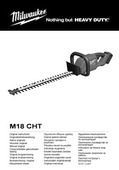 Milwaukee M18 CHT Manual Original