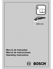 Bosch GPO 14 E Manual De Instrucciones