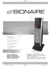 Bionaire BCH9210 Manual De Instrucciones