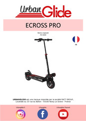 Urbanglide ECROSS PRO Manual Original