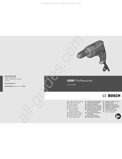 Bosch GBM Professional 10 RE Manual Original