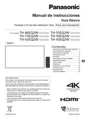 Panasonic TH-55EQ2W Manual De Instrucciones