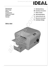 Ideal 8324 Instrucciones De Uso