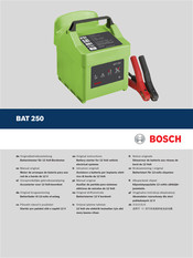 Bosch BAT 250 Manual Original