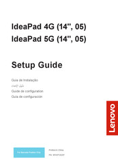 Lenovo IdeaPad 5G Serie Guía De Configuración