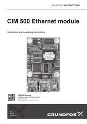 Grundfos CIM 500 Instrucciones De Instalación Y Funcionamiento