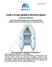 Sport Z-RAY III 500 Serie Manual De Instrucciones