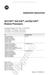 Rockwell Automation Allen-Bradley SLC 5/04 Instrucciones De Instalación