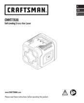 Craftsman CMHT77630 Manual