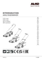 AL-KO 38.2 Li comfort Traducción Del Manual Original De Instrucciones