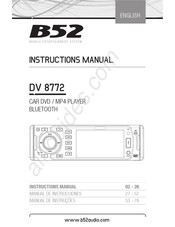 B52 DV 8772 Manual De Instrucciones