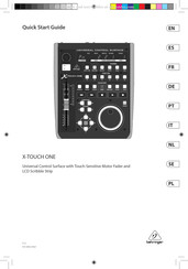 Behringer X-TOUCH ONE Guia De Inicio Rapido