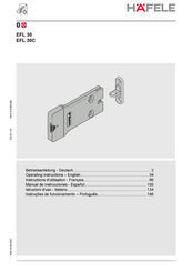 hafele EFL 30 Manual De Instrucciones