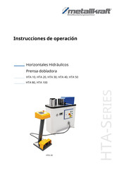 Metallkraft HTA 80 Instrucciones De Operación