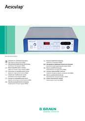 Braun Aesculap GN060 Instrucciones De Manejo