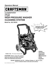 Craftsman 580.768350 Manual Del Operador