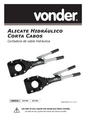 vonder ACV 040 Manual De Instrucciones