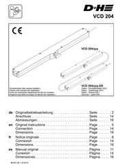 D+H VCD 204/yyy-DS Manual Original