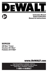 DeWalt DCPR320 Manual De Instrucciones