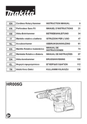 Makita HR005G Manual De Instrucciones