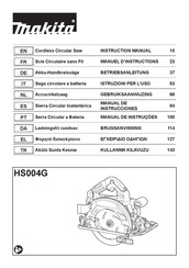 Makita HS004G Manual De Instrucciones